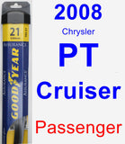 Passenger Wiper Blade for 2008 Chrysler PT Cruiser - Assurance