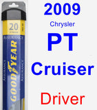 Driver Wiper Blade for 2009 Chrysler PT Cruiser - Assurance
