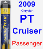 Passenger Wiper Blade for 2009 Chrysler PT Cruiser - Assurance