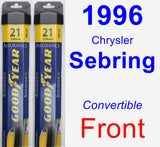 Front Wiper Blade Pack for 1996 Chrysler Sebring - Assurance