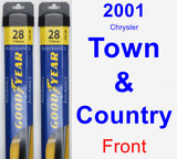 Front Wiper Blade Pack for 2001 Chrysler Town & Country - Assurance
