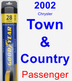 Passenger Wiper Blade for 2002 Chrysler Town & Country - Assurance