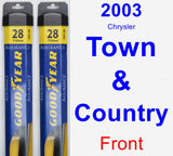 Front Wiper Blade Pack for 2003 Chrysler Town & Country - Assurance