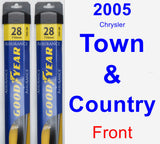 Front Wiper Blade Pack for 2005 Chrysler Town & Country - Assurance