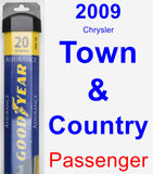 Passenger Wiper Blade for 2009 Chrysler Town & Country - Assurance