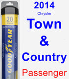 Passenger Wiper Blade for 2014 Chrysler Town & Country - Assurance