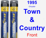 Front Wiper Blade Pack for 1995 Chrysler Town & Country - Assurance