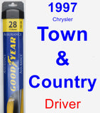 Driver Wiper Blade for 1997 Chrysler Town & Country - Assurance