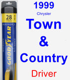 Driver Wiper Blade for 1999 Chrysler Town & Country - Assurance