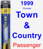 Passenger Wiper Blade for 1999 Chrysler Town & Country - Assurance