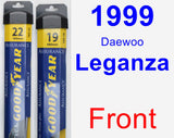 Front Wiper Blade Pack for 1999 Daewoo Leganza - Assurance