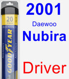 Driver Wiper Blade for 2001 Daewoo Nubira - Assurance