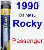 Passenger Wiper Blade for 1990 Daihatsu Rocky - Assurance