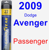 Passenger Wiper Blade for 2009 Dodge Avenger - Assurance