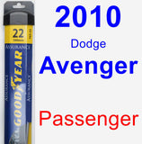 Passenger Wiper Blade for 2010 Dodge Avenger - Assurance