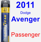 Passenger Wiper Blade for 2011 Dodge Avenger - Assurance