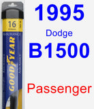 Passenger Wiper Blade for 1995 Dodge B1500 - Assurance