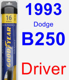 Driver Wiper Blade for 1993 Dodge B250 - Assurance