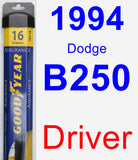 Driver Wiper Blade for 1994 Dodge B250 - Assurance