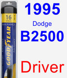 Driver Wiper Blade for 1995 Dodge B2500 - Assurance