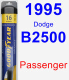 Passenger Wiper Blade for 1995 Dodge B2500 - Assurance