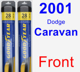 Front Wiper Blade Pack for 2001 Dodge Caravan - Assurance