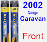 Front Wiper Blade Pack for 2002 Dodge Caravan - Assurance