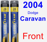 Front Wiper Blade Pack for 2004 Dodge Caravan - Assurance