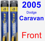 Front Wiper Blade Pack for 2005 Dodge Caravan - Assurance