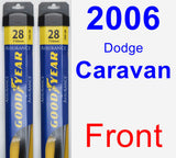Front Wiper Blade Pack for 2006 Dodge Caravan - Assurance