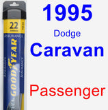 Passenger Wiper Blade for 1995 Dodge Caravan - Assurance