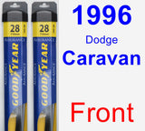 Front Wiper Blade Pack for 1996 Dodge Caravan - Assurance