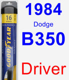 Driver Wiper Blade for 1984 Dodge B350 - Assurance