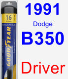 Driver Wiper Blade for 1991 Dodge B350 - Assurance