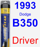 Driver Wiper Blade for 1993 Dodge B350 - Assurance