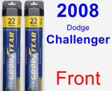 Front Wiper Blade Pack for 2008 Dodge Challenger - Assurance