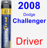 Driver Wiper Blade for 2008 Dodge Challenger - Assurance