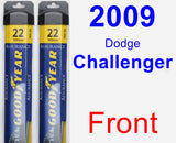 Front Wiper Blade Pack for 2009 Dodge Challenger - Assurance