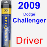 Driver Wiper Blade for 2009 Dodge Challenger - Assurance