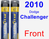 Front Wiper Blade Pack for 2010 Dodge Challenger - Assurance