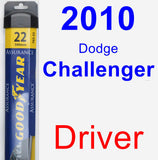 Driver Wiper Blade for 2010 Dodge Challenger - Assurance
