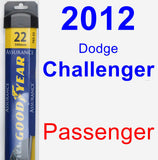 Passenger Wiper Blade for 2012 Dodge Challenger - Assurance