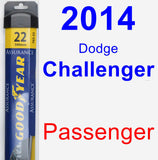 Passenger Wiper Blade for 2014 Dodge Challenger - Assurance