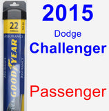 Passenger Wiper Blade for 2015 Dodge Challenger - Assurance