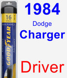 Driver Wiper Blade for 1984 Dodge Charger - Assurance