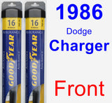 Front Wiper Blade Pack for 1986 Dodge Charger - Assurance