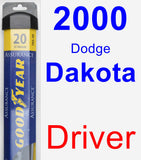 Driver Wiper Blade for 2000 Dodge Dakota - Assurance