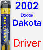 Driver Wiper Blade for 2002 Dodge Dakota - Assurance