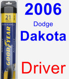 Driver Wiper Blade for 2006 Dodge Dakota - Assurance