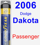 Passenger Wiper Blade for 2006 Dodge Dakota - Assurance